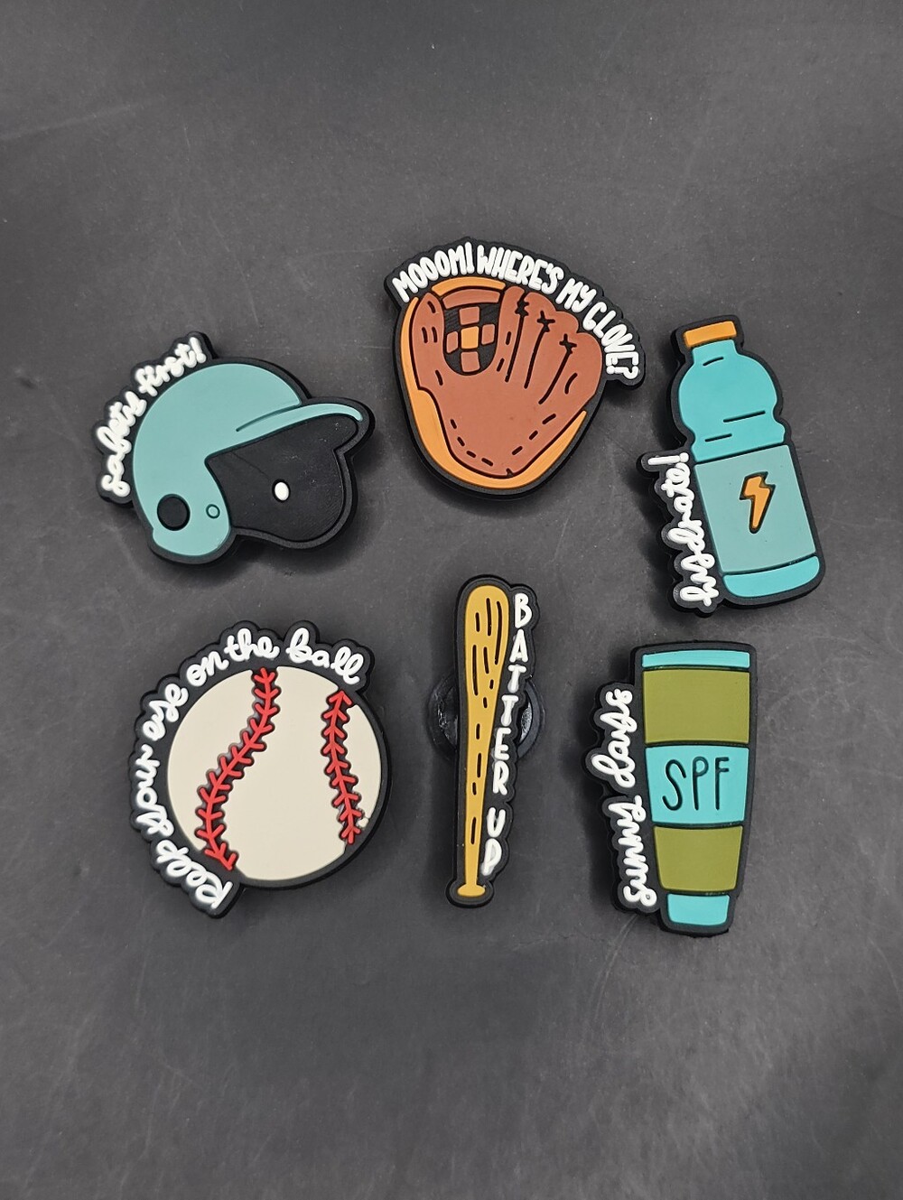 (5/$15) Baseball Bundle Croc Charm